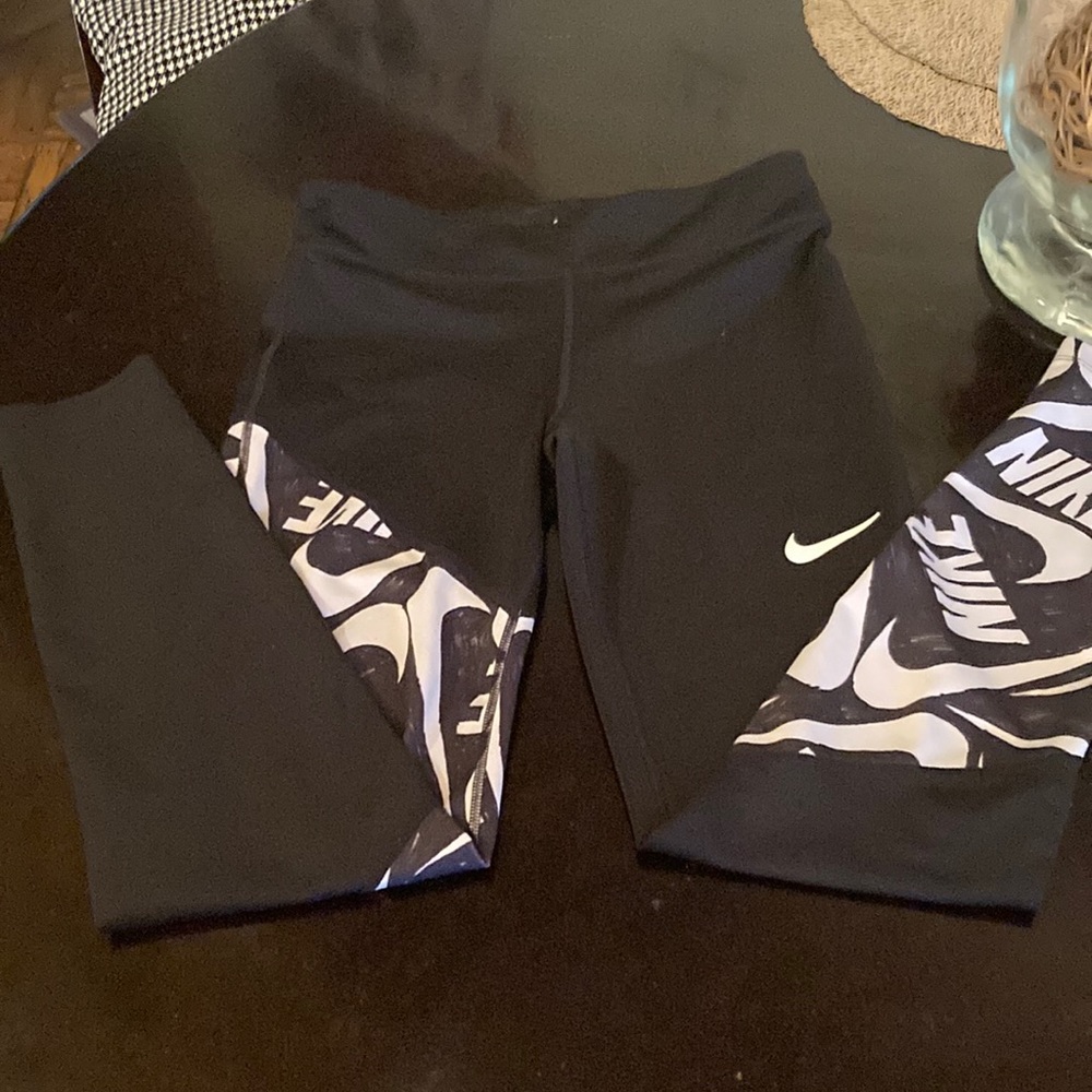 Black and white leggings